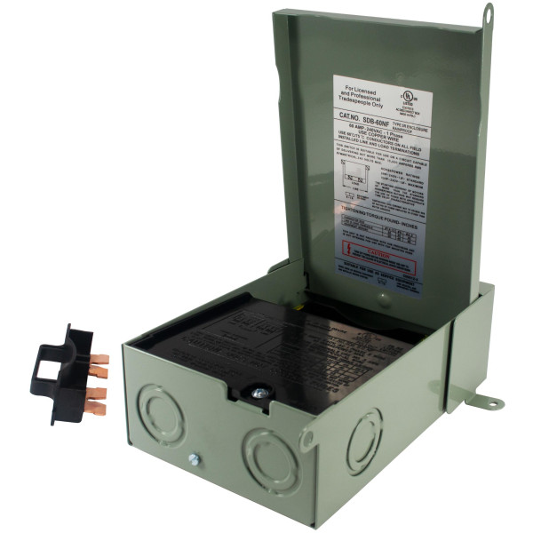 MA-Line MA-WSNFD60A Disconnect Box 60A Non-Fused. UL and CUL Listed 240VAC. Single Phase. NEMA TYPE 3R Outdoor Enclosure