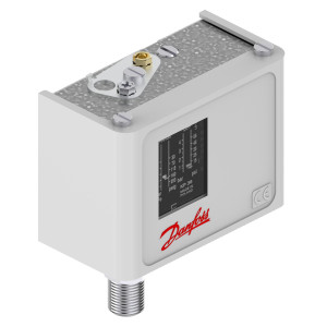 Danfoss 060-113391 Presostato KP35, Rango -0.20 - 7.50 bar, Diferencial 0.7 - 4 bar, Conexion G 1/4 pulg para Gases