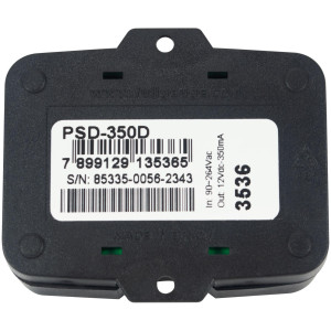 Full Gauge PSD-350D External Power Supply transformer 90-264V AC 50/60 Hz to 12 V DC 350ma Replaces PSA-250D H Full Gauge PSD-350D External Power Supply transformer 90-264V AC 50/60 Hz to 12 V DC 350ma Replaces PSA-250D H