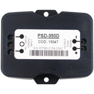 Full Gauge PSD-350D External Power Supply transformer 90-264V AC 50/60 Hz to 12 V DC 350ma Replaces PSA-250D H Full Gauge PSD-350D External Power Supply transformer 90-264V AC 50/60 Hz to 12 V DC 350ma Replaces PSA-250D H