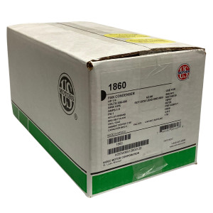 US Motors 1860 Motor para Unidad Condensadora de Aire Acondicionado 1/4HP 1075 rpm, 6 polos, 1 eje, TEAO, 1 velocidad, Reversible, 208-230 V, 60 hz, 1 ph,. No Incluye 5 mfd/370 VAC, K055WMS1280012B