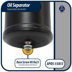 Appli Parts APOS-55855 Separador de Aceite 5/8 pulg ODF Soldable, CFC,HCFC,HFC,R22,R407C,R502,R134a,R404A,R507, Temperatura de trabajo desde -10 C a 130 C Appli Parts APOS-55855 Separador de Aceite 5/8 pulg ODF Soldable, CFC,HCFC,HFC,R22,R407C,R502,R134a,R404A,R507, Temperatura de trabajo desde -10 C a 130 C