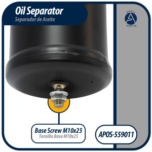 Appli Parts APOS-559011 Separador de Aceite 1 3/8 pulg ODF Soldable, CFC,HCFC,HFC,R22,R407C,R502,R134a,R404A,R507, Temperatura de trabajo desde -10 C a 130 C Appli Parts APOS-559011 Separador de Aceite 1 3/8 pulg ODF Soldable, CFC,HCFC,HFC,R22,R407C,R502,R134a,R404A,R507, Temperatura de trabajo desde -10 C a 130 C