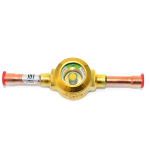 Danfoss SGP 6s I 1/4 pulg Visor de Liquido Humedad, ODF, Soldable,R22,R290,R600,014L0034