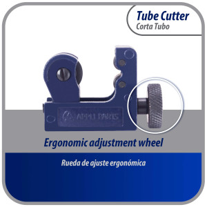 Appli Parts APT-TC128 Corta Tubo Mini para Cobre, Aluminio, Acero, PVC desde 1/8 pulg hasta 7/8 pulg (3-22 mm) para Profesionales y Bricolaje Appli Parts APT-TC128 Corta Tubo Mini para Cobre, Aluminio, Acero, PVC desde 1/8 pulg hasta 7/8 pulg (3-22 mm) para Profesionales y Bricolaje