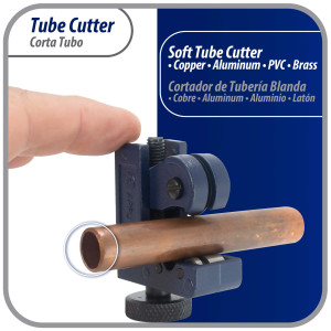 Appli Parts APT-TC128 Corta Tubo Mini para Cobre, Aluminio, Acero, PVC desde 1/8 pulg hasta 7/8 pulg (3-22 mm) para Profesionales y Bricolaje Appli Parts APT-TC128 Corta Tubo Mini para Cobre, Aluminio, Acero, PVC desde 1/8 pulg hasta 7/8 pulg (3-22 mm) para Profesionales y Bricolaje
