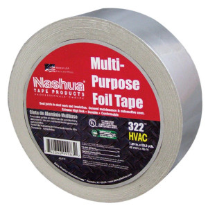 Tape/Cinta De Aluminio Para Ducteria 2inX50yds Nashua 322 (Ul)